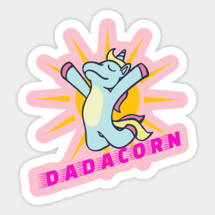 Dadacorn shirt Sticker